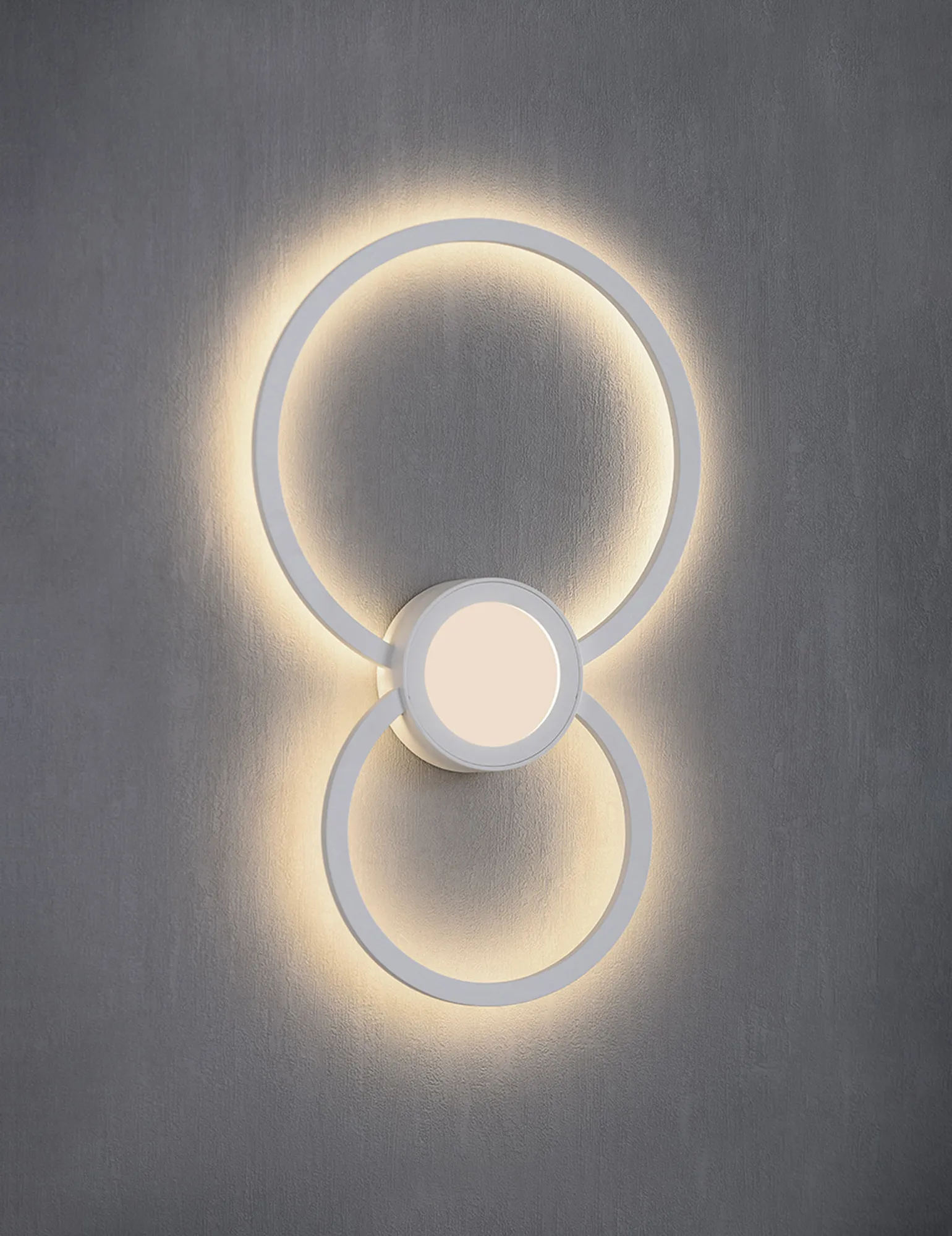 Mural White Wall Lights Mantra Fusion Flush Wall Lights